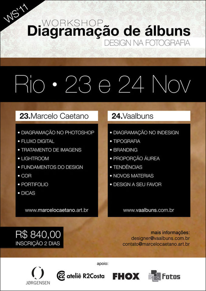 Workshop Diagramação de Álbuns - Rio de Janeiro