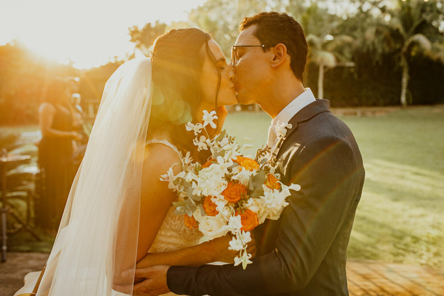 Casamento no pôr do sol - Mariana e Anderson